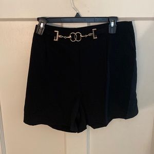 Black dress shorts